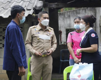 นายกเหล่ากาชาดจังหวัดสุราษฎร์ธานี พร้อมคณะ ร่วมลงพื้นที่เยี่ ... พารามิเตอร์รูปภาพ 7