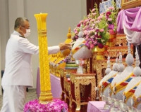 พสกนิการจังหวัดสุราษฎร์ธานีทุกหมูเหล่า ร่วมพิธีถวายราชสักการ ... พารามิเตอร์รูปภาพ 2