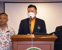 พิธีส่งนักกีฬาพร้อมให้โอวาทในการเดินทางเข้าร่วมการแข่งขันกีฬ ... พารามิเตอร์รูปภาพ 13