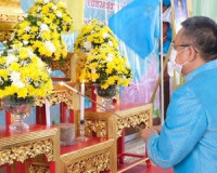 ผู้ว่าราชการจังหวัดสุราษฎร์ธานี เป็นประธาน โครงการบรรพชาอุปส ... พารามิเตอร์รูปภาพ 2