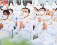 พสกนิกรจังหวัดสุราษฎร์ธานี ร่วมประกอบพิธีทำบุญตักบาตร พร้อมป ... พารามิเตอร์รูปภาพ 8