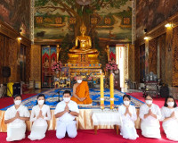 รองผู้ว่าฯ เป็นผู้แทนนำเทียนพรรษาพระราชทานฯ สมเด็จพระกนิษฐาธ ... พารามิเตอร์รูปภาพ 8