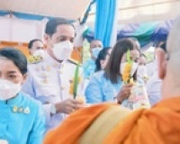 ผู้ว่าจังหวัดสุราษฎร์ธานี นำส่วนราชการ ประชาชน ร่วมทำบุญตักบ ... พารามิเตอร์รูปภาพ 6