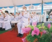 ผู้ว่าจังหวัดสุราษฎร์ธานี นำส่วนราชการ ประชาชน ร่วมทำบุญตักบ ... พารามิเตอร์รูปภาพ 12
