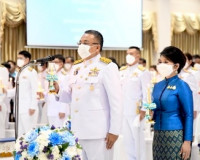 พสกนิกรจังหวัดสุราษฎร์ธานี ร่วมพิธีถวายเครื่องราชสักการะ วาง ... พารามิเตอร์รูปภาพ 10