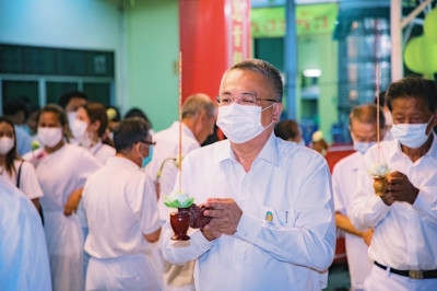 เทศกาลถือศีล-กินเจ สุราษฎร์ฯ คืนแรก คึกคัก ประชาชนหลั่งไหลร่ ... พารามิเตอร์รูปภาพ 1