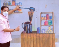 สุราษฎร์ธานี เปิด ถนนสายวัฒนธรรมบ้านดอน MHESI Street Art สร้ ... พารามิเตอร์รูปภาพ 12