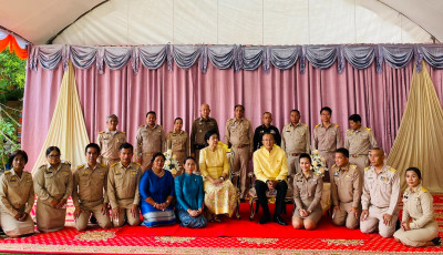 พิธีตัดหวายลูกนิมิตอุโบสถ ณ วัดควนนิยมราษฏร์รังสฤษฏ์ โดยได้ร ... พารามิเตอร์รูปภาพ 1