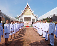 รองผู้ว่าราชการจังหวัดสุราษฎร์ธานี ร่วมพิธีถวายผ้ากฐินพระราช ... พารามิเตอร์รูปภาพ 2