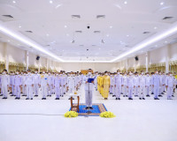 จังหวัดสุราษฎร์ธานี จัดพิธีวางพานพุ่มและถวายบังคมเบื้องหน้าพ ... พารามิเตอร์รูปภาพ 9