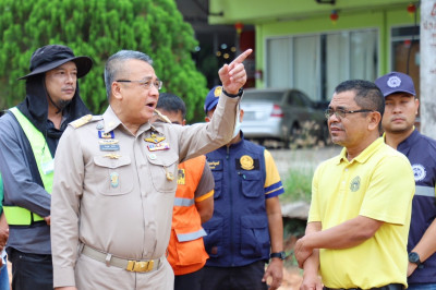ผู้ว่าราชการจังหวัดสุราษฎร์ธานี ลงพื้นที่ติดตาม เร่งรัดการก่ ... พารามิเตอร์รูปภาพ 1