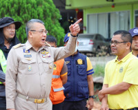 ผู้ว่าราชการจังหวัดสุราษฎร์ธานี ลงพื้นที่ติดตาม เร่งรัดการก่ ... พารามิเตอร์รูปภาพ 1