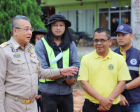 ผู้ว่าราชการจังหวัดสุราษฎร์ธานี ลงพื้นที่ติดตาม เร่งรัดการก่ ... พารามิเตอร์รูปภาพ 7