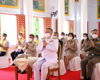พระบาทสมเด็จพระเจ้าอยู่หัว พระราชทานภัตตาหารเพล ถวายแด่พระภิ ... พารามิเตอร์รูปภาพ 6