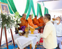 ผู้ว่าราชการจังหวัดสุราษฎร์ธานี ประกอบพิธีบวงสรวง และพิธีเจร ... พารามิเตอร์รูปภาพ 3