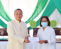ผู้ว่าราชการจังหวัดสุราษฎร์ธานี ประกอบพิธีบวงสรวง และพิธีเจร ... พารามิเตอร์รูปภาพ 5