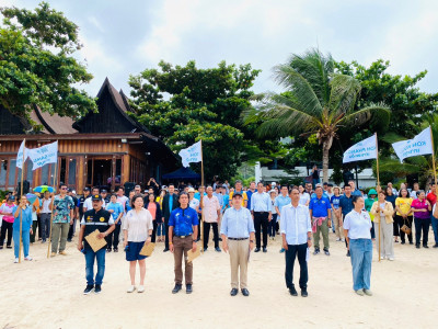 รองผู้ว่าราชการจังหวัดสุราษฎร์ธานี ร่วมพิธีประกาศ &quot;ปฏิญญาเกา ... พารามิเตอร์รูปภาพ 1