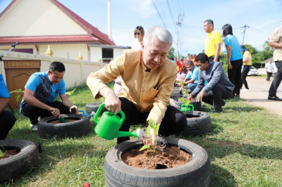 กิจกรรม &quot;วัด ประชา รัฐ สร้างสุข สู่ปฏิบัติการปลูกผักสวนครัวเ ... พารามิเตอร์รูปภาพ 1