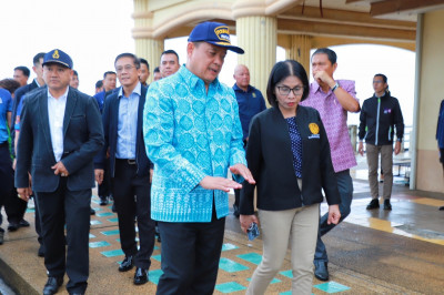 รมช.กระทรวงคมนาคม ลงพื้นที่ติดตามการพัฒนาการคมนาคมขนส่งทางน้ ... พารามิเตอร์รูปภาพ 1