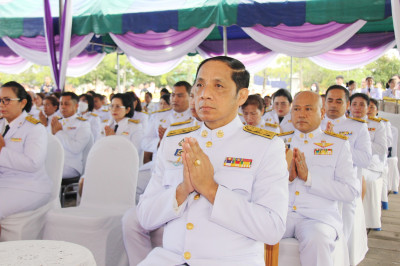 ข้าราชการและประชาชนจังหวัดสุราษฎร์ธานี พร้อมใจร่วมพิธีสวดพระ ... พารามิเตอร์รูปภาพ 1