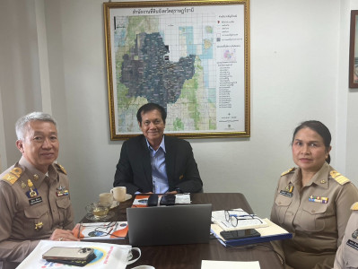 การต้อนรับและร่วมพบปะนายวิชัย ศรีขวัญ อดีตปลัดกระทรวงมหาดไทย ... พารามิเตอร์รูปภาพ 1