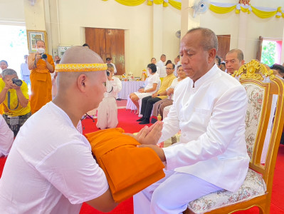 ประธานในพิธีบรรพชาสามเณรตามโครงการเสริมสร้างคุณธรรมจริยธรรม  ... พารามิเตอร์รูปภาพ 1