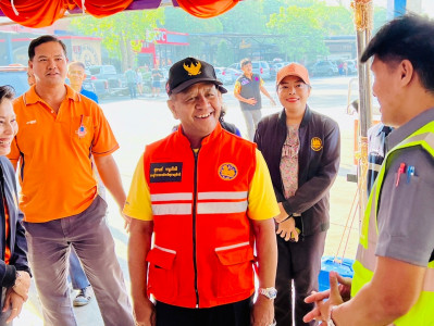 รองผู้ว่าราชการจังหวัดสุราษฎร์ธานี ออกตรวจเยี่ยม จุดตรวจและจ ... พารามิเตอร์รูปภาพ 1