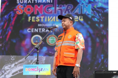 ภาคเอกชนในจังหวัดสุราษฎร์ธานีงาน &quot;SURATTHANI SONGKRAN FESTIV ... พารามิเตอร์รูปภาพ 1