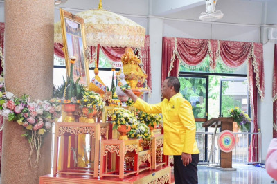 จังหวัดสุราษฎร์ธานีบูรณาการร่วมกับทุกภาคส่วน จัดโครงการบรรพช ... พารามิเตอร์รูปภาพ 1