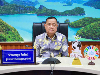 ผู้ว่าฯสุราษฎร์ธานีร่วมประชุมขับเคลื่อนติดตามนโยบายของรัฐบาล ... พารามิเตอร์รูปภาพ 1