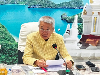 รองผู้ว่าราชการจังหวัดสุราษฎร์ธานี เป็นประธานการประชุมการประ ... พารามิเตอร์รูปภาพ 1