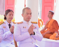 จังหวัดสุราษฎร์ธานีจัดพิธีสมโภชและถวายเทียนพรรษาพระราชทาน พร ... พารามิเตอร์รูปภาพ 8