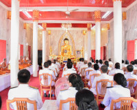 จังหวัดสุราษฎร์ธานีจัดพิธีสมโภชและถวายเทียนพรรษาพระราชทาน พร ... พารามิเตอร์รูปภาพ 12