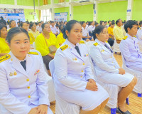 รองผู้ว่าราชการจังหวัดสุราษฎร์ธานี เป็นประธานในพิธีถวายพระพร ... พารามิเตอร์รูปภาพ 6