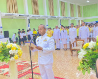 รองผู้ว่าราชการจังหวัดสุราษฎร์ธานี เป็นประธานในพิธีถวายพระพร ... พารามิเตอร์รูปภาพ 7