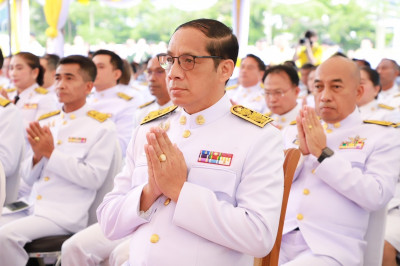 จังหวัดสุราษฎร์ธานีจัดพิธีถวายพระพร 3 ศาสนามหามงคล พิธีทำบุญ ... พารามิเตอร์รูปภาพ 1