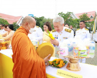 จังหวัดสุราษฎร์ธานีจัดพิธีถวายพระพร 3 ศาสนามหามงคล พิธีทำบุญ ... พารามิเตอร์รูปภาพ 17