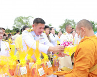 จังหวัดสุราษฎร์ธานีจัดพิธีถวายพระพร 3 ศาสนามหามงคล พิธีทำบุญ ... พารามิเตอร์รูปภาพ 19