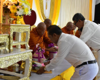 รองผู้ว่าราชการจังหวัดสุราษฎร์ธานี เป็นประธานพิธีเจริญพระพุท ... พารามิเตอร์รูปภาพ 8