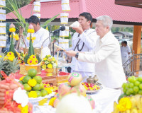 รองผู้ว่าราชการจังหวัดสุราษฎร์ธานี เป็นประธานพิธีบวงสรวงบูชา ... พารามิเตอร์รูปภาพ 29