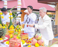 รองผู้ว่าราชการจังหวัดสุราษฎร์ธานี เป็นประธานพิธีบวงสรวงบูชา ... พารามิเตอร์รูปภาพ 2