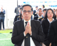 รองผู้ว่าราชการจังหวัดสุราษฎร์ธานี ร่วมพิธีทักษิณานุประทานถว ... พารามิเตอร์รูปภาพ 4