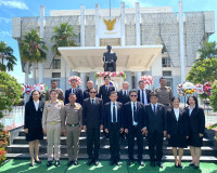 รองผู้ว่าราชการจังหวัดสุราษฎร์ธานี ร่วมพิธีทักษิณานุประทานถว ... พารามิเตอร์รูปภาพ 8