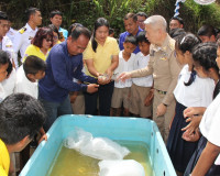 รองผู้ว่าราชการจังหวัดสุราษฎร์ธานี เป็นประธานในพิธีปล่อยพันธ ... พารามิเตอร์รูปภาพ 8