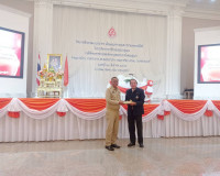 รองผู้ว่าราชการจังหวัดสุราษฎร์ธานี กล่าวต้อนรับ ร้อยโท ชวัช  ... พารามิเตอร์รูปภาพ 4