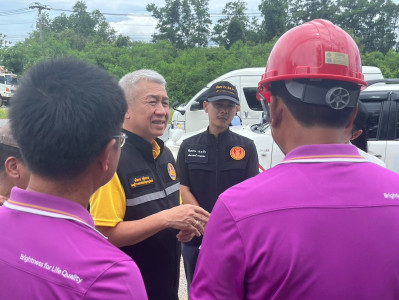 รองผู้ว่าราชการจังหวัดสุราษฎร์ธานี ร่วมลงพื้นที่การติดตั้งกา ... พารามิเตอร์รูปภาพ 1