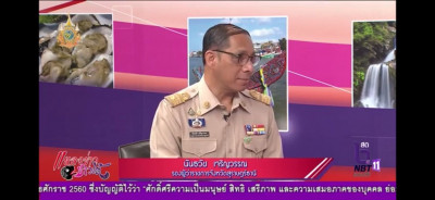 รองผู้ว่าราชการจังหวัดสุราษฎร์ธานี ออกรายการ &quot;ผู้ว่าฯคุยกับป ... พารามิเตอร์รูปภาพ 1