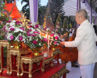 รองผู้ว่าราชการจังหวัดสุราษฎร์ธานี เป็นประธานในพิธีชักพุ่มเม ... พารามิเตอร์รูปภาพ 4