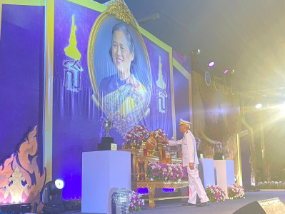 รองผู้ว่าราชการจังหวัดสุราษฎร์ธานี ได้ให้การต้อนรับรัฐมนตรีว ... พารามิเตอร์รูปภาพ 1