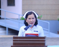 รองผู้ว่าราชการจังหวัดสุราษฎร์ธานี เป็นประธานในพิธีวันพยาบาล ... พารามิเตอร์รูปภาพ 4